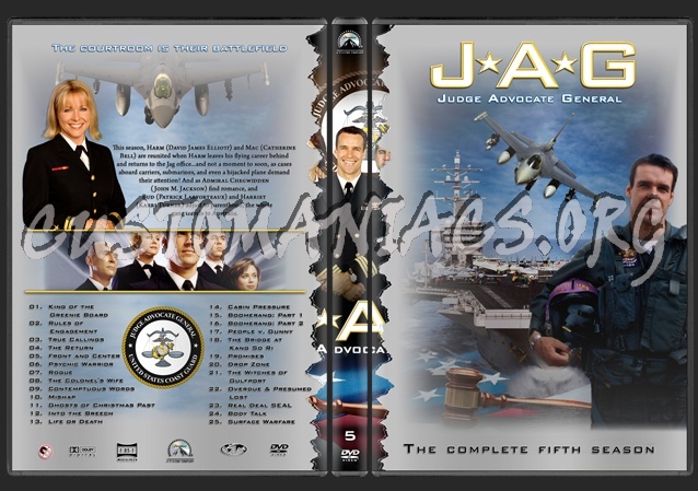 JAG: Judge Advocate General dvd cover