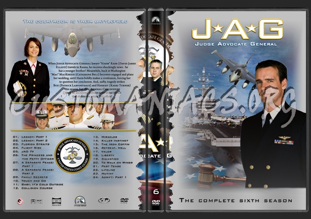 JAG: Judge Advocate General dvd cover