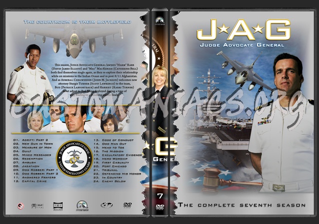 JAG: Judge Advocate General dvd cover