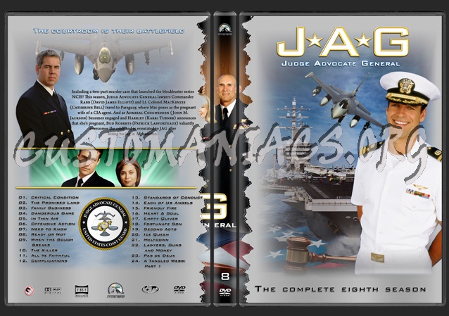 JAG: Judge Advocate General dvd cover