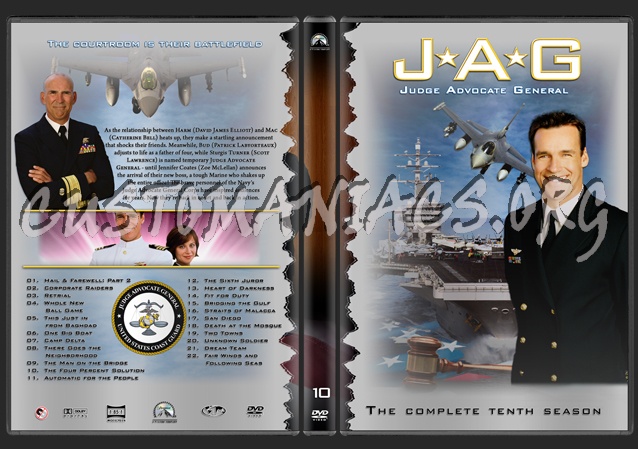 JAG: Judge Advocate General dvd cover