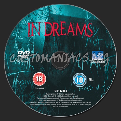 In Dreams dvd label