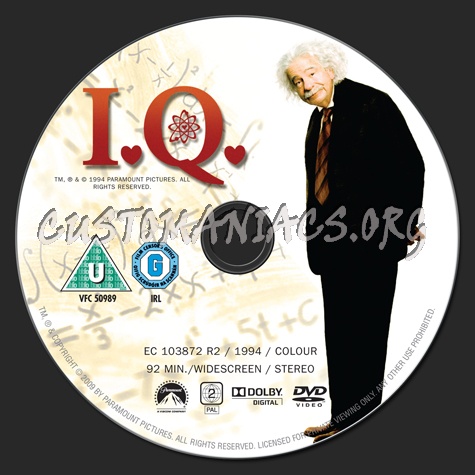 I.Q. dvd label