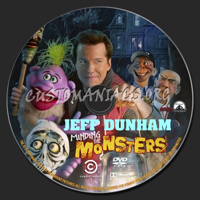 Jeff Dunham Minding The Monsters dvd label