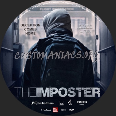 The Imposter dvd label