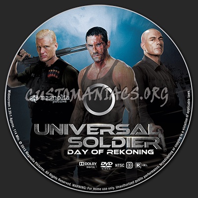 Universal Soldier: Day of Reckoning dvd label