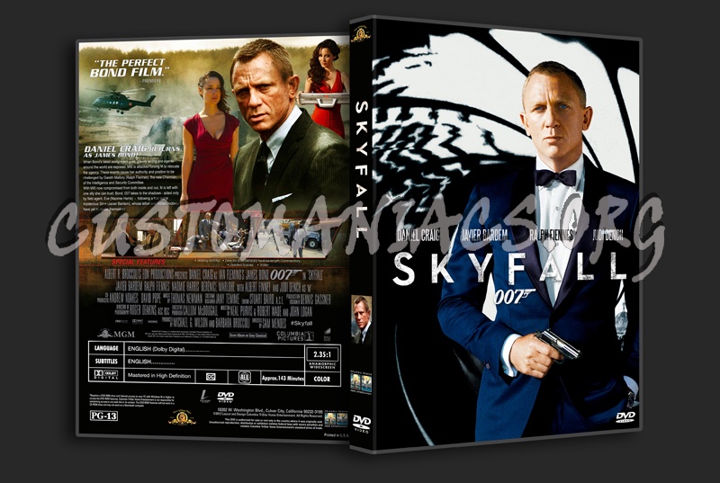 Skyfall dvd cover