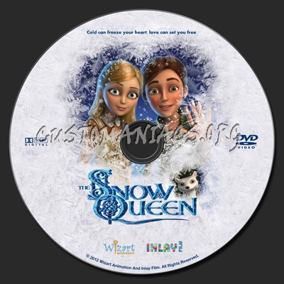 The Snow Queen (2012) dvd label