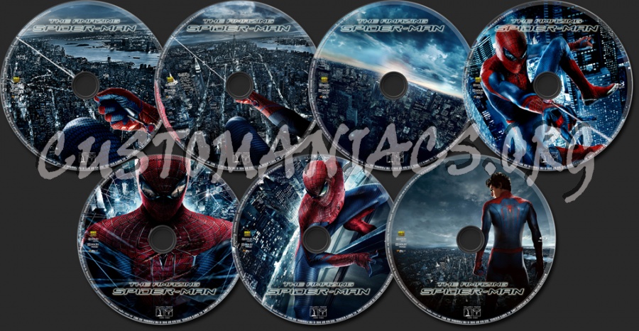 The Amazing Spider-Man blu-ray label