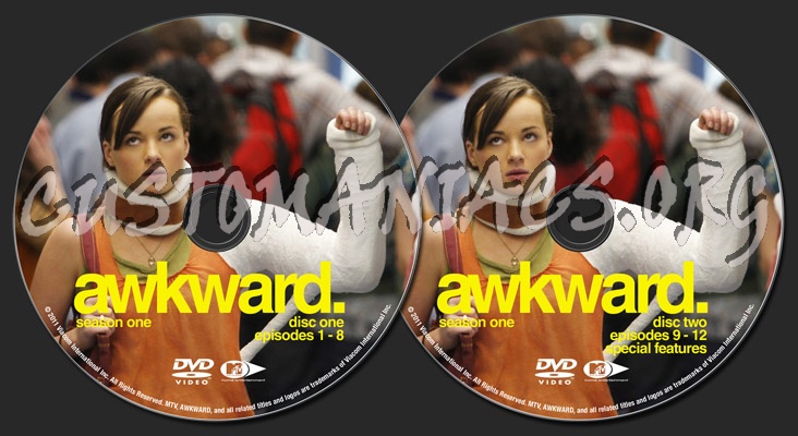 Awkward Season 1 dvd label