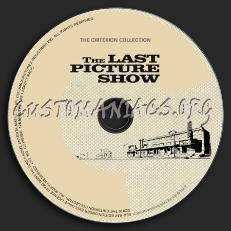 549 - The Last Picture Show dvd label