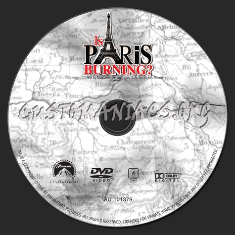 Is Paris Burning dvd label