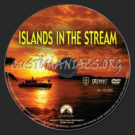 Islands in the Stream dvd label