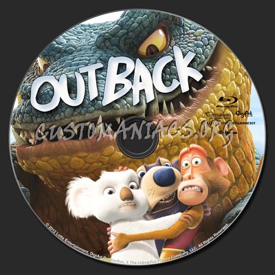 Outback 2012 (aka The Outback) blu-ray label