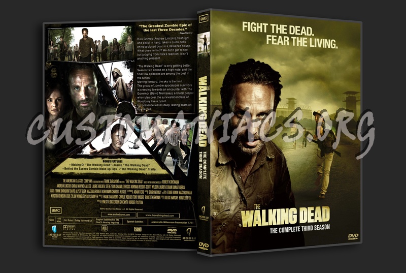 The Walking Dead s3 dvd cover