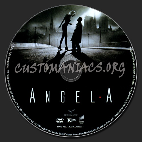 Angel A dvd label