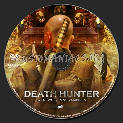 Death Hunter Werewolves vs. Vampires dvd label