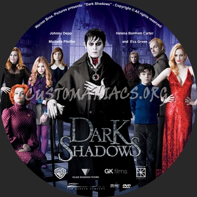 Dark Shadows dvd label