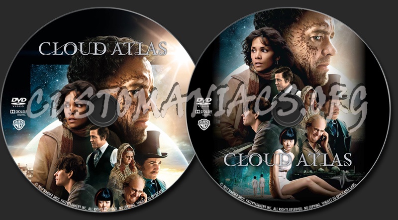 Cloud Atlas dvd label