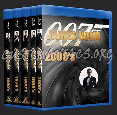 James Bond Collection - By Decade blu-ray cover