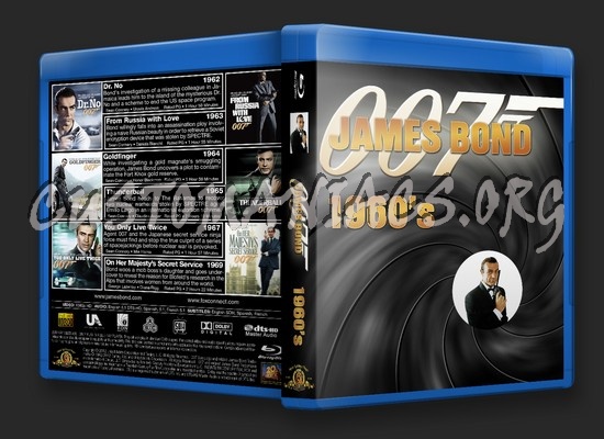 James Bond Collection - By Decade blu-ray cover