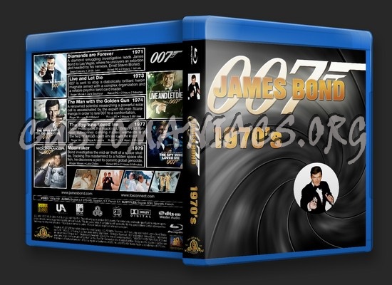 James Bond Collection - By Decade blu-ray cover