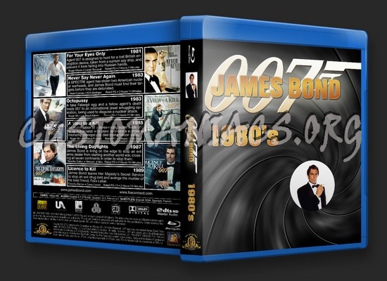 James Bond Collection - By Decade blu-ray cover