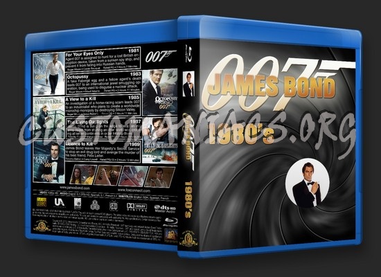 James Bond Collection - By Decade blu-ray cover