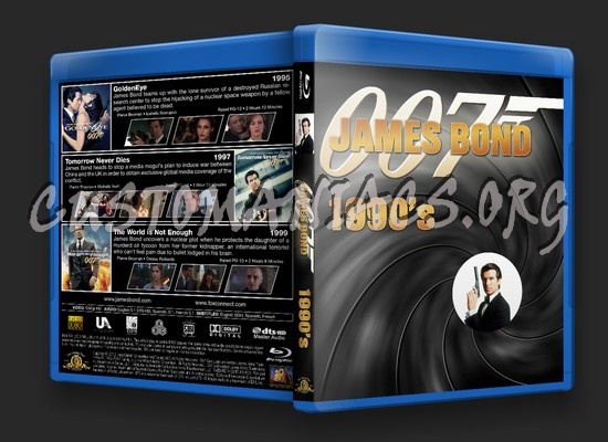 James Bond Collection - By Decade blu-ray cover