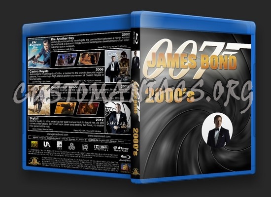 James Bond Collection - By Decade blu-ray cover