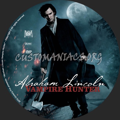 Abraham Lincoln Vampire Hunter dvd label