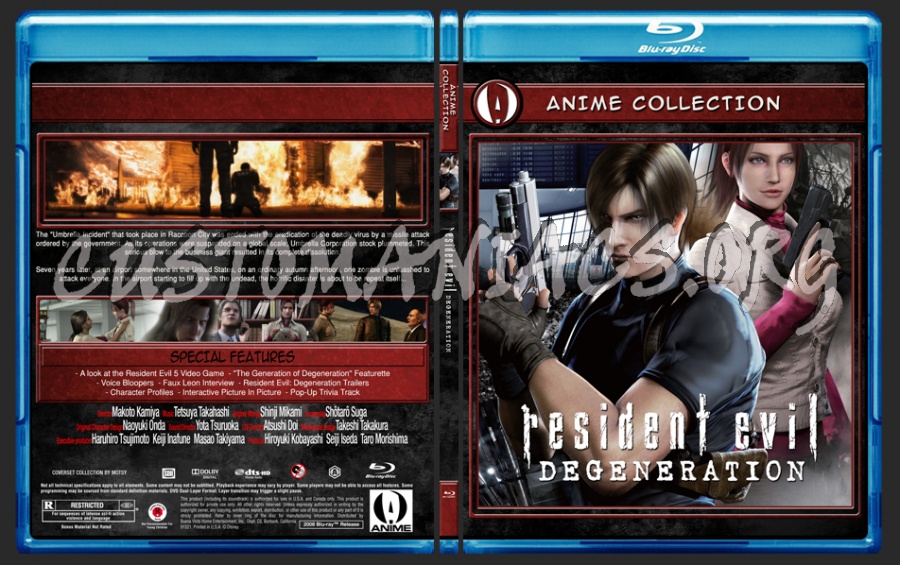 Anime Collection Resident Evil Degeneration 