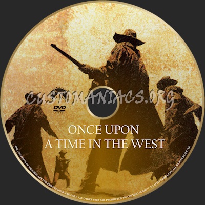 Once Upon a Time in the West dvd label