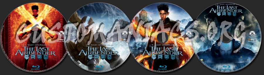 The Last Airbender blu-ray label