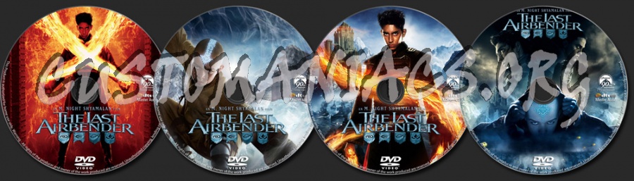 The Last Airbender dvd label