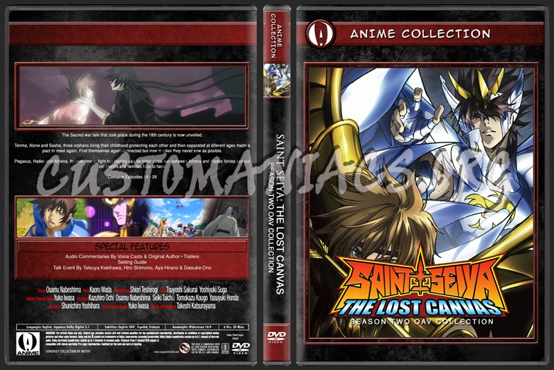 Anime Collection Saint Seiya Lost Canvas Season Two OAV Collection dvd cover