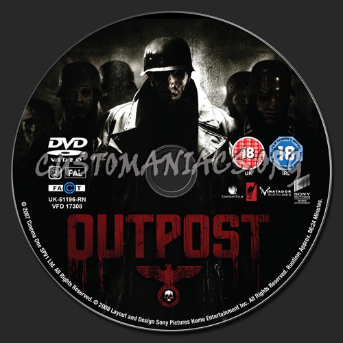 Outpost dvd label