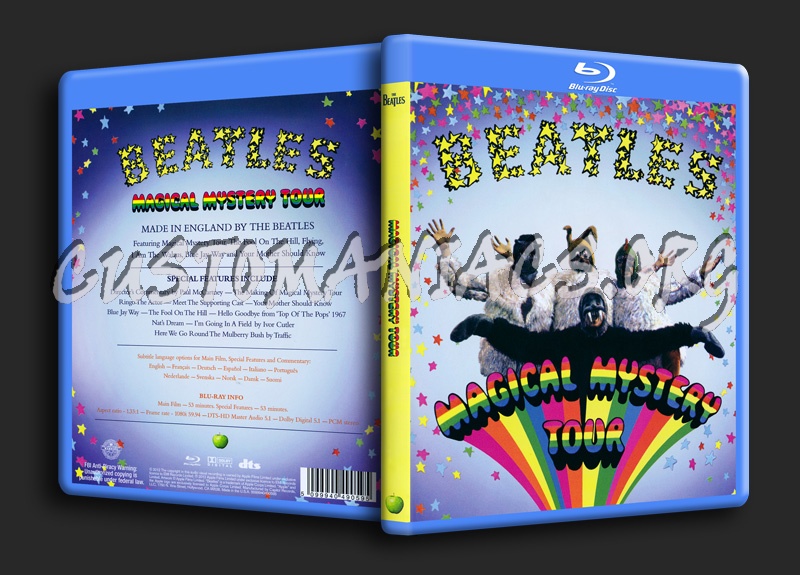 The Beatles Magical Mystery Tour blu ray cover DVD Covers