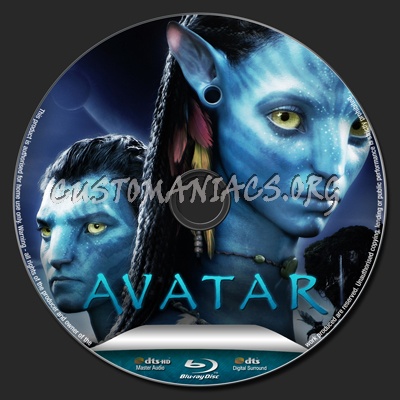 Avatar blu-ray label