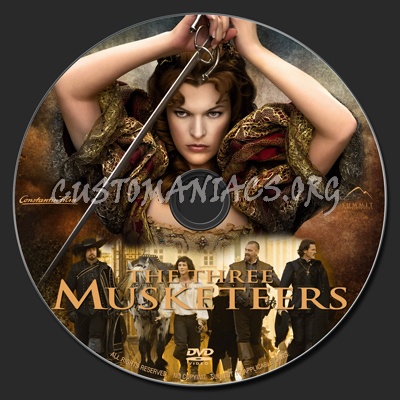 The Three Musketeers (2011) dvd label