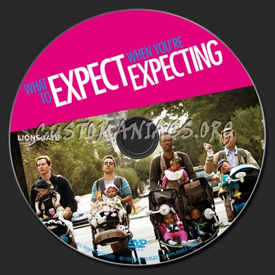 What To Expect When You're Expecting (2012) dvd label