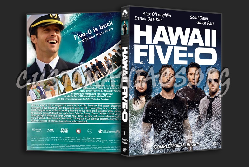 Hawaii Five O Season 1 dvd cover