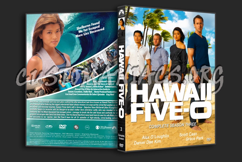 Hawaii Five O Season 3 dvd cover