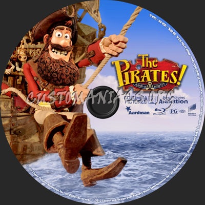 The Pirates: A Band of Misfits blu-ray label