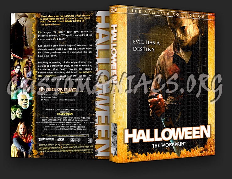 HalloweeN - The Workprint dvd cover