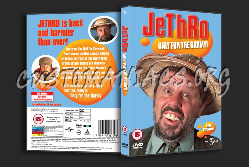 Jethro Only for the Barmy! dvd cover