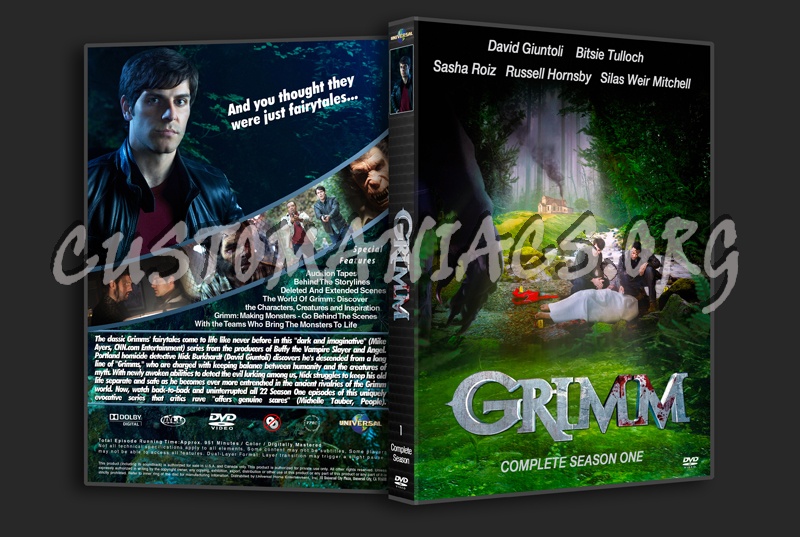 Grimm Season One dvd cover