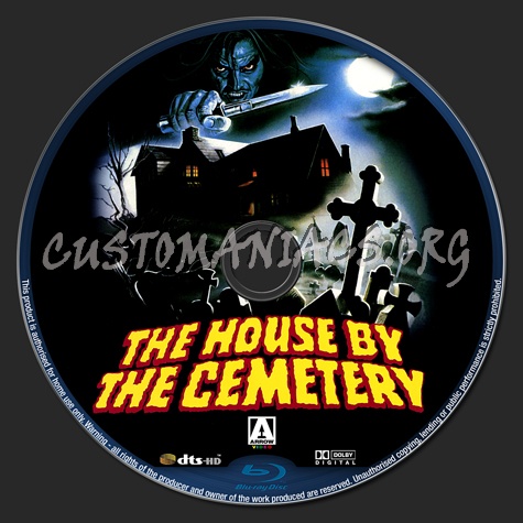 The House By The Cemetery blu-ray label