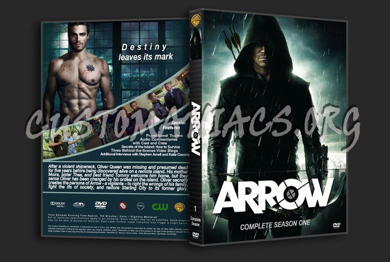 Arrow Season One dvd cover