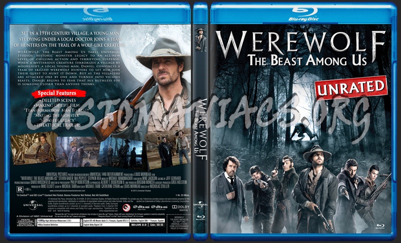 Werewolf: The Beast Among Us blu-ray cover - DVD Covers & Labels 